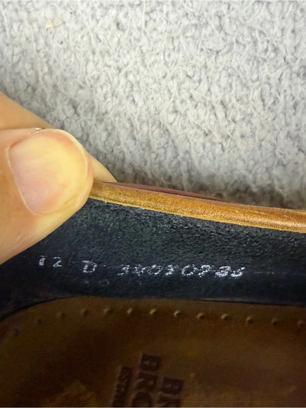 Brooks Brothers Navy and Brown Men’s Boat Shoes Size 12 D